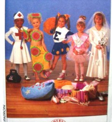 9306 SIMPLICITY NURSE, BRIDE, BALLERINA,  HULA, CHEERLEADER PATTERN 3-6X